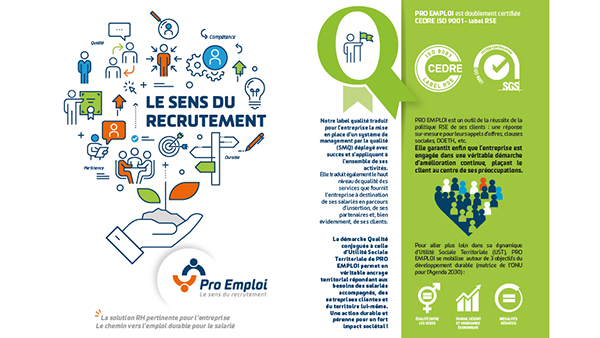 Label RSE et Qualité : pro emploi communique