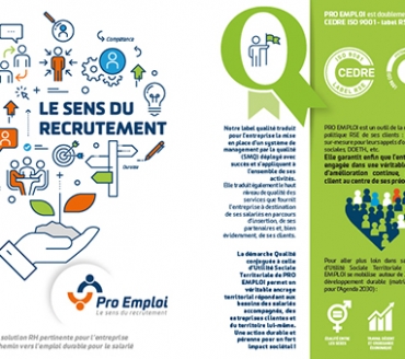 Label RSE et Qualité : pro emploi communique