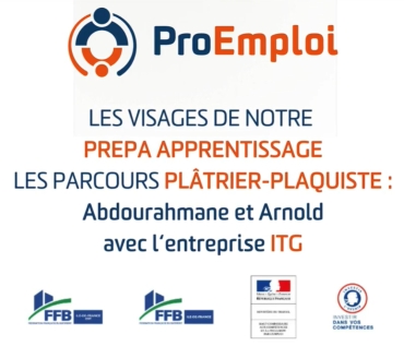 PARCOURS PLATRIER PLAQUISTE CHEZ ITG